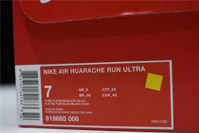 Nike Air Huarache Run Run Ultra Platinum 819685-006