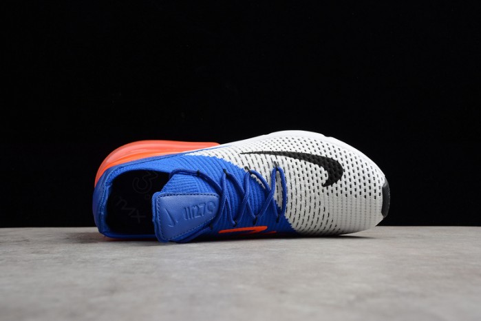 Nike Air Max 270 Flyknit Racer Blue Total Crimson AO1023-101
