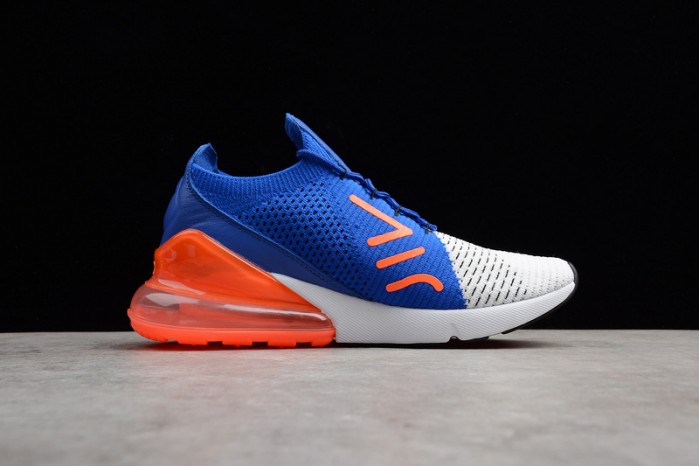 Nike Air Max 270 Flyknit Racer Blue Total Crimson AO1023-101