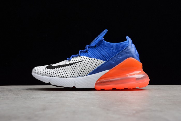 Nike Air Max 270 Flyknit Racer Blue Total Crimson AO1023-101