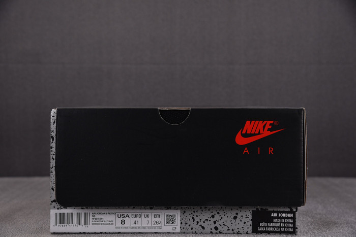 Air Jordan 5 Black Metallic Reimagined 2025 HF3975-001