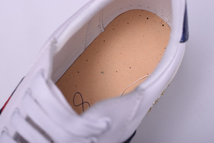 GU Ace Embellished SNEAKER WITH CRYSTALS womens 505995DOPE0