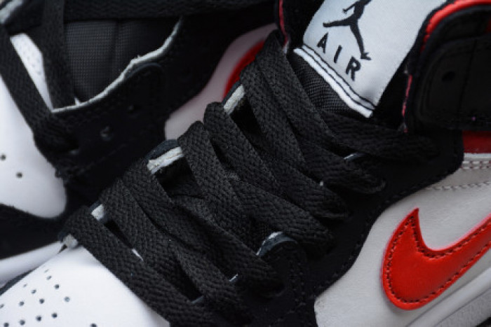 AIR JORDAN 1 BLACK WHITE GYM RED Kids-555088-061