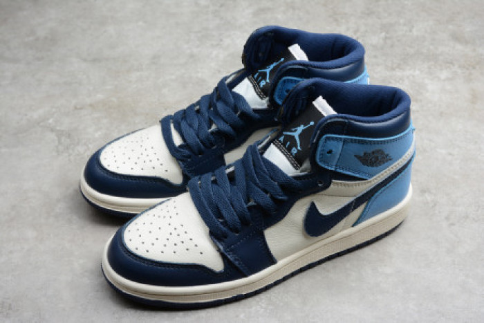 AIR JORDAN 1 RETRO HIGH OBSIDIAN UNC Kids-555088-140