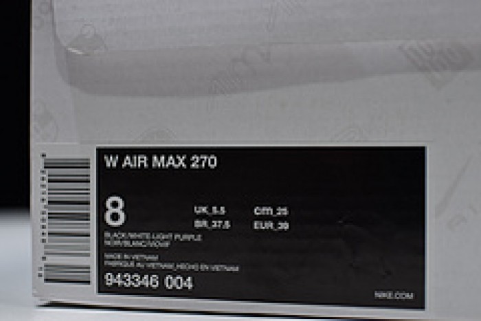 Nike AIR MAX 270 black orange 943346 004